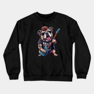 Bulldog Rocker Crewneck Sweatshirt